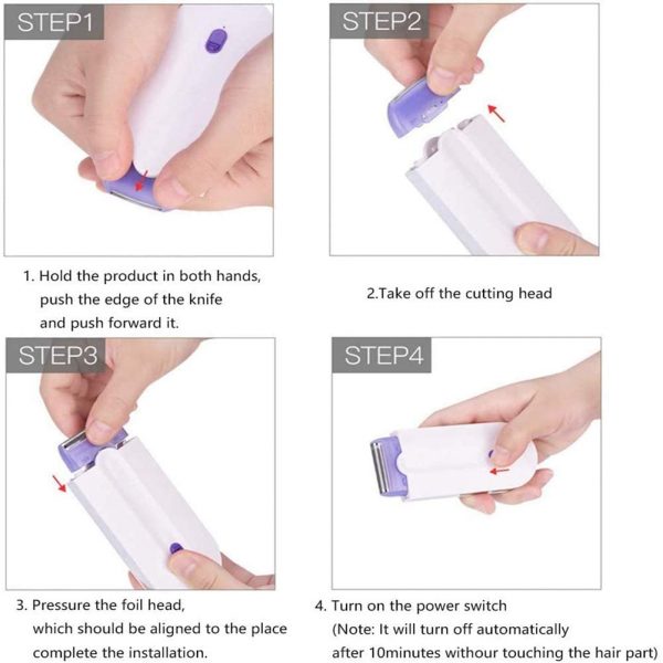 Rechargeable Epilator Laser Hair Remover for Face and Body_6
