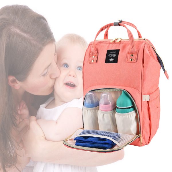 Large Capacity Nursing Nappy Backpack Handbag for Women and Travel_16