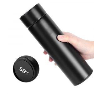 500ML Stainless Steel Insulated Hot and Cold Smart Water Bottle, with Temperature LCD Display