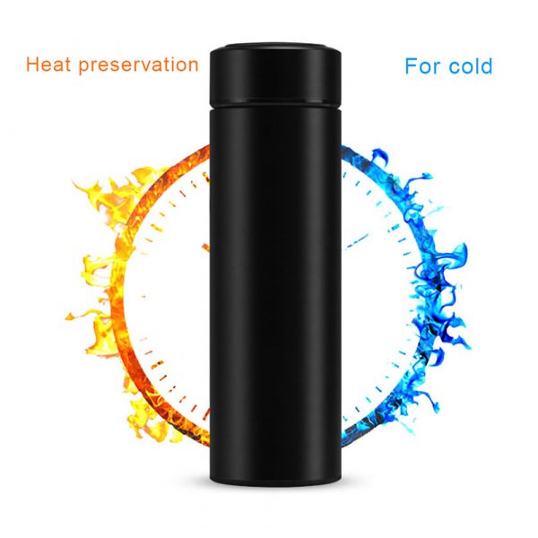 500ML Stainless Steel Insulated Hot and Cold Smart Water Bottle, with Temperature LCD Display_12