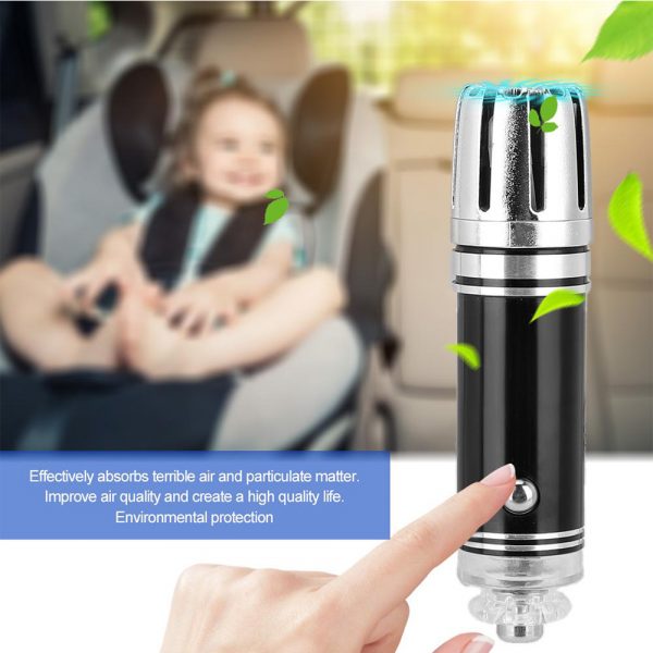 12V Plug-in Mini Car Air Purifier Ionizer Air Freshener Odor Eliminator_8