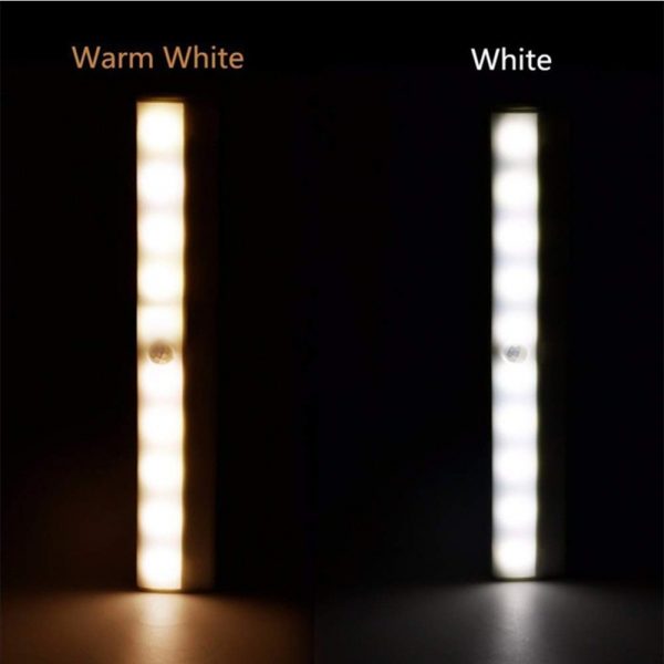 Smart Motion Sensor LED Night Light 6/10 LED Human Body Induction Detector for Home Bed Kitchen Cabinet Wardrobe Wall Lamp_7