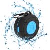 Waterproof Bluetooth Speaker with HD Sound, 6H Playtime Portable Speaker with Suction Cup, Built-in Microphone_0