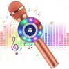 High Configuration Wireless Bluetooth Microphone with Large Speaker and LED Lights_0