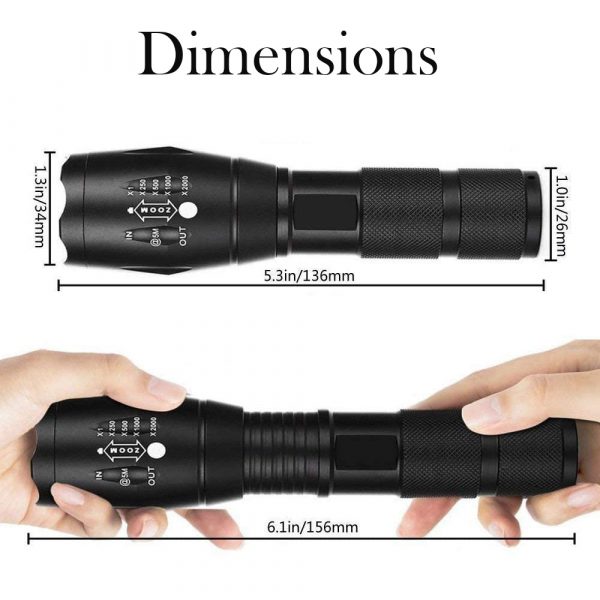 Waterproof Zoomable LED Ultra Bright Torch T6 Camping Light 5 Switch Fashion Bicycle Flash Light_5