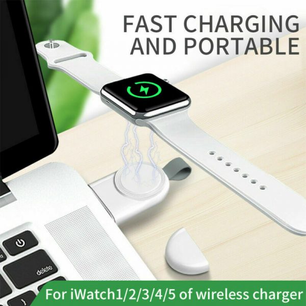 Portable Fast Charging Wireless Charger for iWatch 6 SE 5 4 USB Charging Dock Station for Apple Watch Series 5 4 3 2 1_6