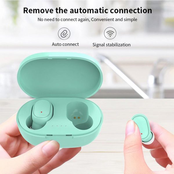 A6S Pro Bluetooth Wireless Headphones Stereo Headset Mini Earbuds with Noise Canceling Microphone for iOS and Android Devices_13