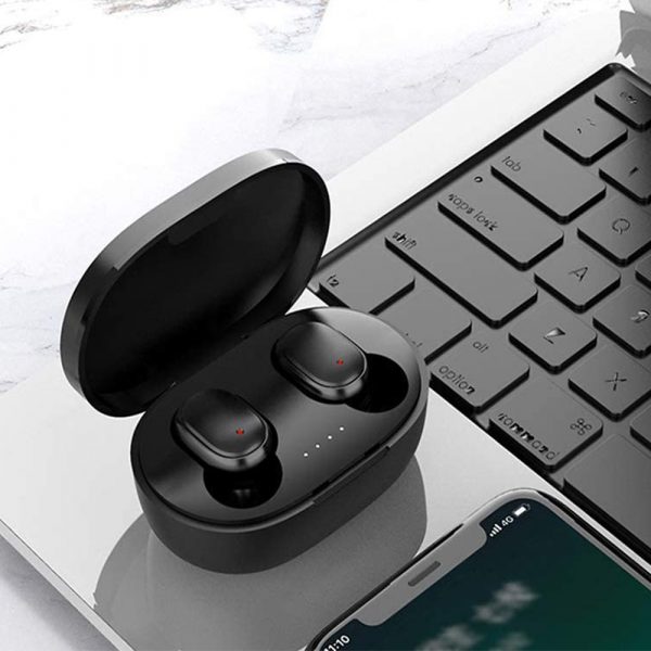 A6S Pro Bluetooth Wireless Headphones Stereo Headset Mini Earbuds with Noise Canceling Microphone for iOS and Android Devices_6