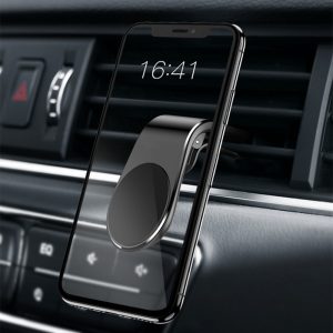 360 Degree Rotating Magnetic Car Phone Holder Stand for Xiaomi Redmi Note 5a Mi Note 8 Metal Air Vent Clip Type Magnetic Holder in-Car GPS Mount Holder