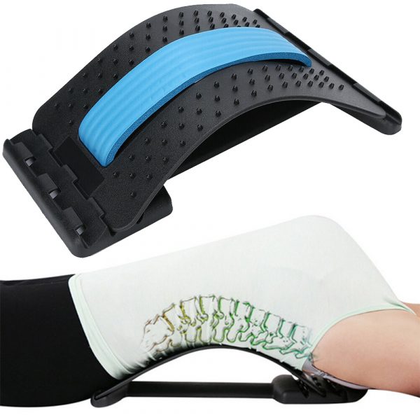 Back Stretcher and Massager Spine Relaxer for Lumbar Support_0
