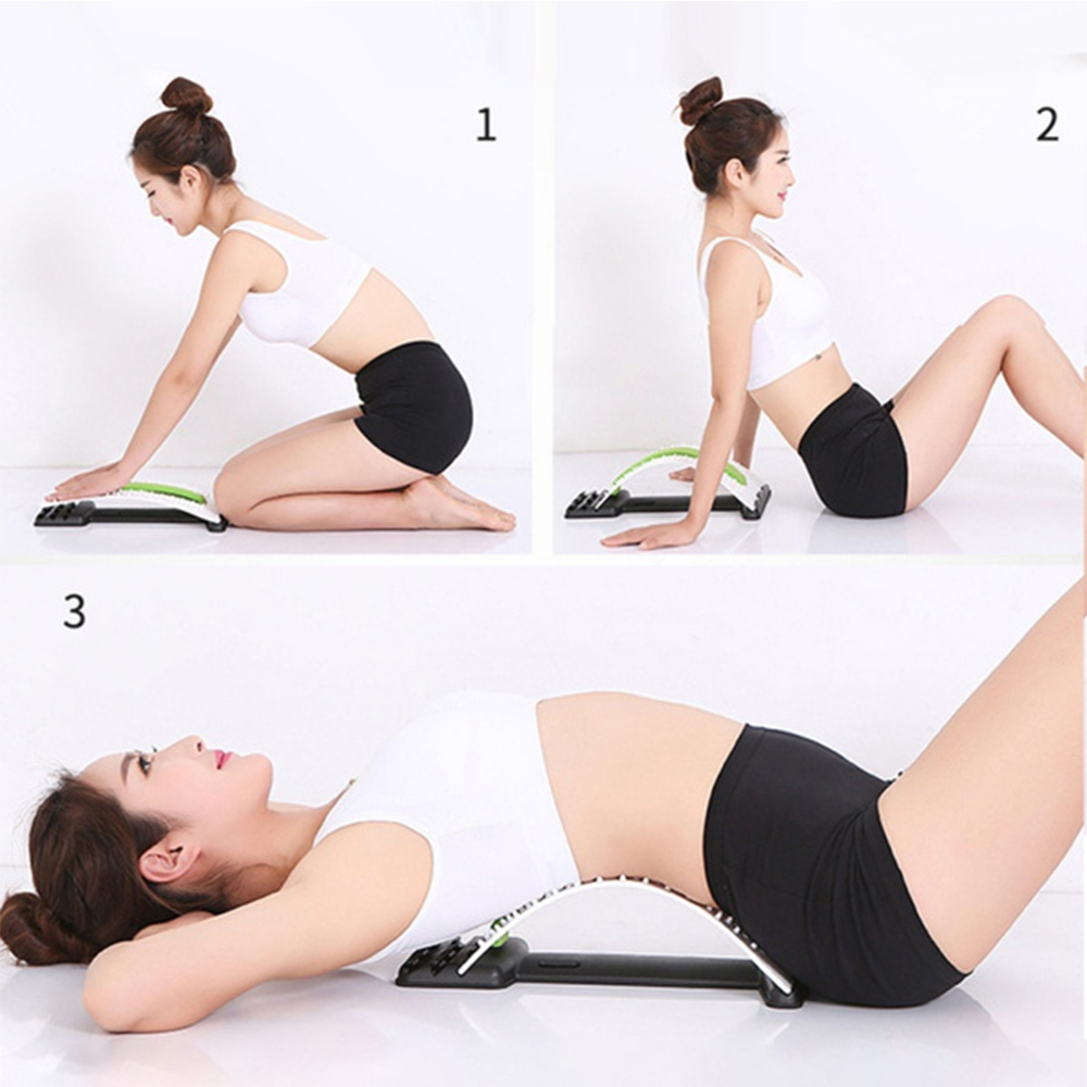 Back Stretcher and Massager Spine Relaxer for Lumbar Support – Wefullfill