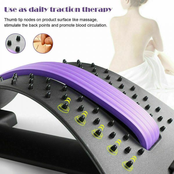 Back Stretcher and Massager Spine Relaxer for Lumbar Support_7