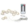 USB Remote Controlled Smart LED Light Curtain with Hook in White, Warm White and Colorful_0