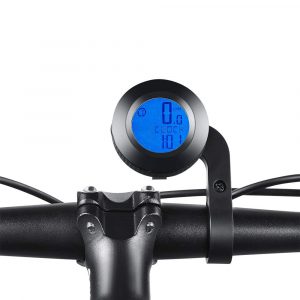 Tri-color RGB Wireless Round Self-Propelled Backlight Odometer- USB Charging