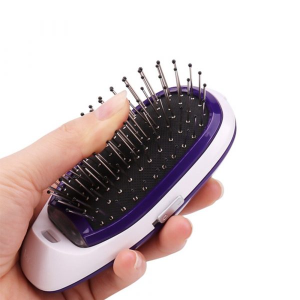 Negative Ion Battery Operated Hair Brush Styling Hair Comb and Scalp Massager_4