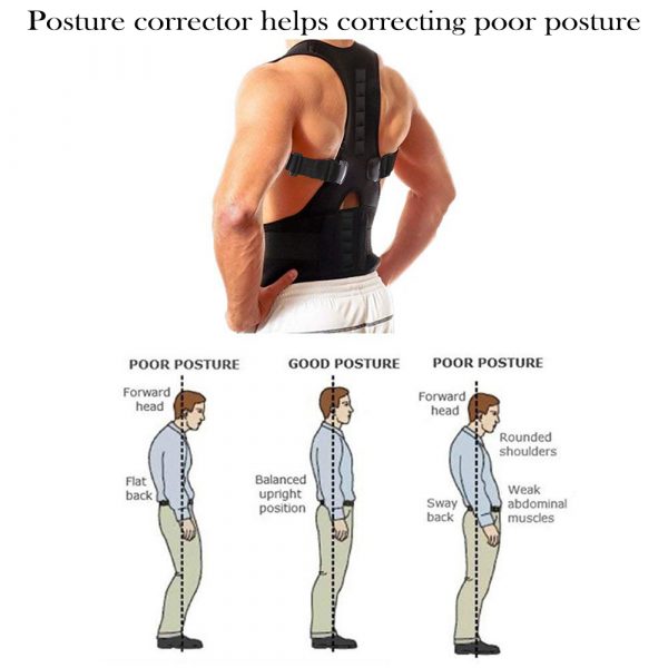 Belt Back Humpback Magnetic Posture Corrector for Men and Women_7