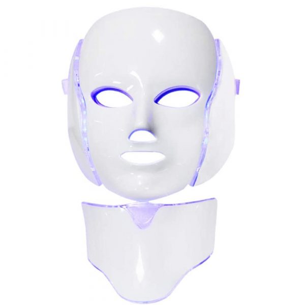 7 Changeable Color LED Light Photon Face and Neck Mask Rejuvenating Facial Therapy Machine_0