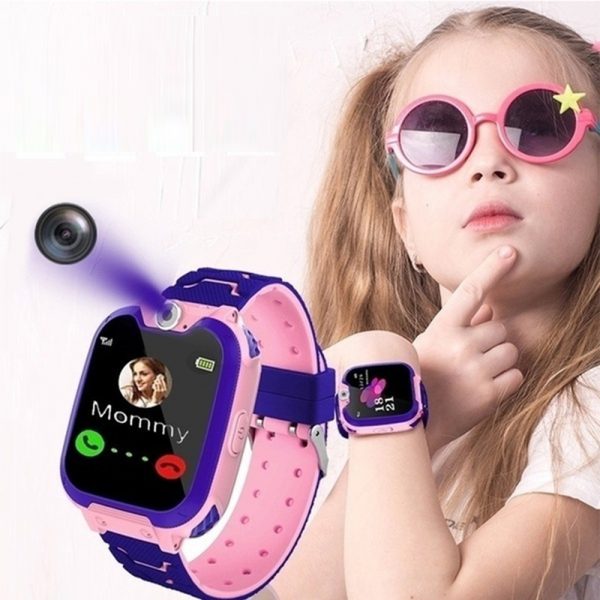 Q12 Life Waterproof SOS USB Rechargeable Smartwatch for Children iOS and Android Ready_2