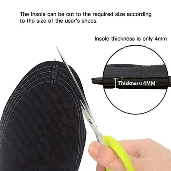 Electric Heating Cut-to-Fit Insoles Washable Thermal Foot Warmer Sock Cushion for Men and Women_7