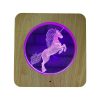 3D Acrylic Illusion 7 Color Night Light Bedside Table Light for Children’s Room Decoration_0