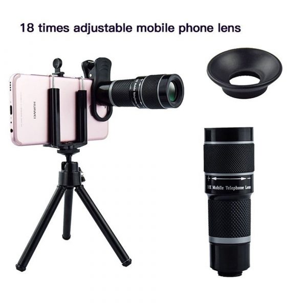 18X Magnification Universal Mobile Phone Lens Adjustable Focus Smart Telephoto Zoom Lens_5