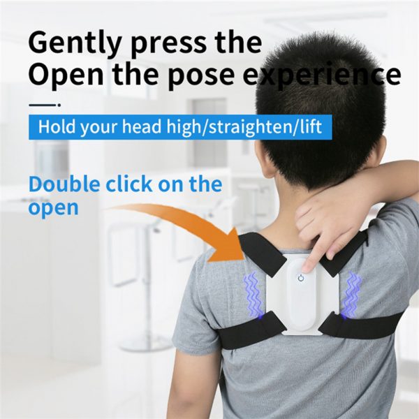 USB Rechargeable Smart Back Posture Corrector for Injury and Back Rehabilitation_5