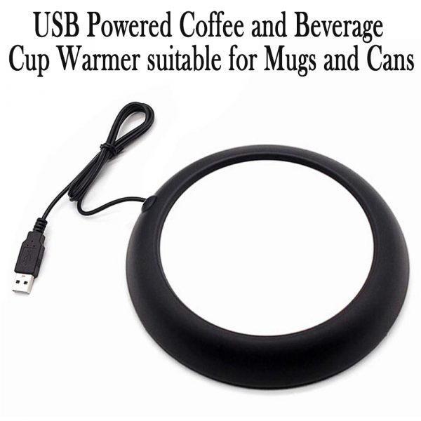 USB Powered Coffee and Beverage Cup Warmer suitable for Mugs and Cans_6