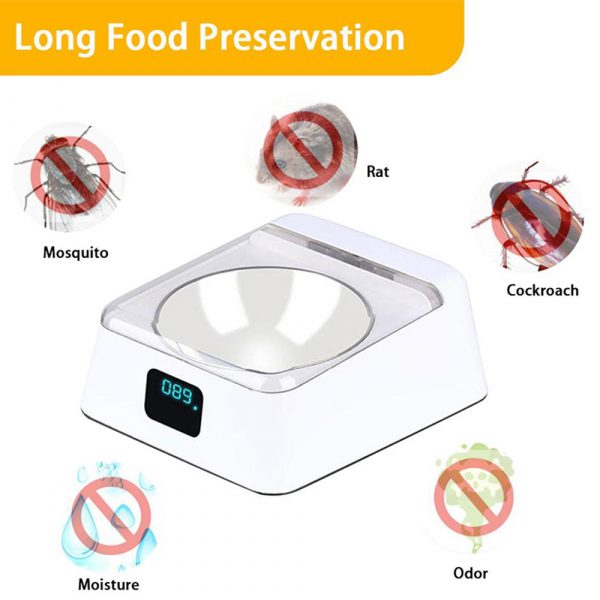 Infrared Sensor Automatically Opens Cover Cat and Dog Feeder Smart Pet Food Bowl_9