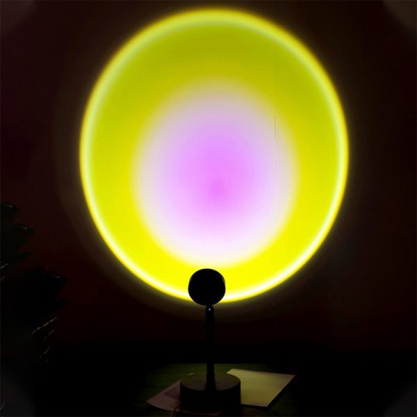 LED Sunset Sunlight and Rainbow Night Light Projector Lamp for Bedroom Home and Office_4