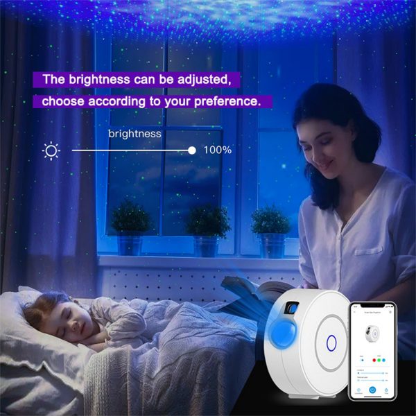 LED Night Light Star Projector with Nebula Cloud, Smart WIFI Bluetooth Projector for App Control_10
