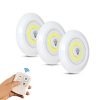 Touch and Remote-Controlled Wireless LED Dimmable Closet Kitchen Wardrobe Puck Lights_0