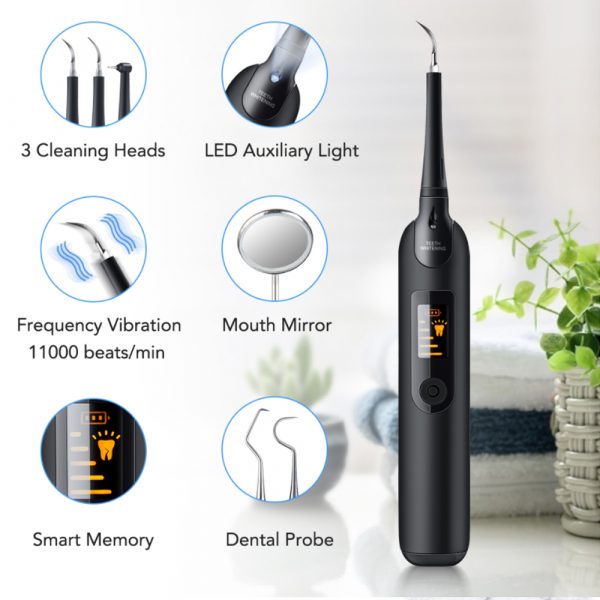 USB Rechargeable Electric Dental Calculus Tooth Cleaner with LED HD Screen_6