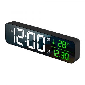 USB Plugged-in Luminous Large Screen LED Digital Electronic Display Alarm Clock