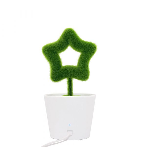 USB Powered Portable Green Plant Negative Ion Desktop Air Purifier_2
