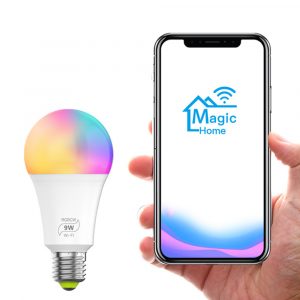 Wi-Fi Enabled 9W Color Changing Smart LED Light Bulb APP Ready