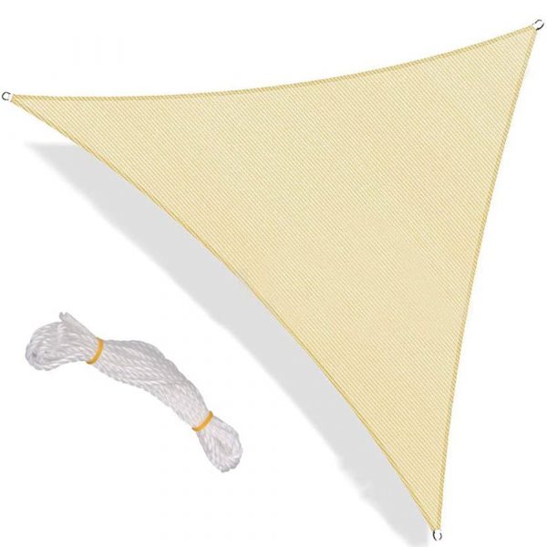 Outdoor Triangle Sunshade Large Cloth Canopy Triangular Shade_0