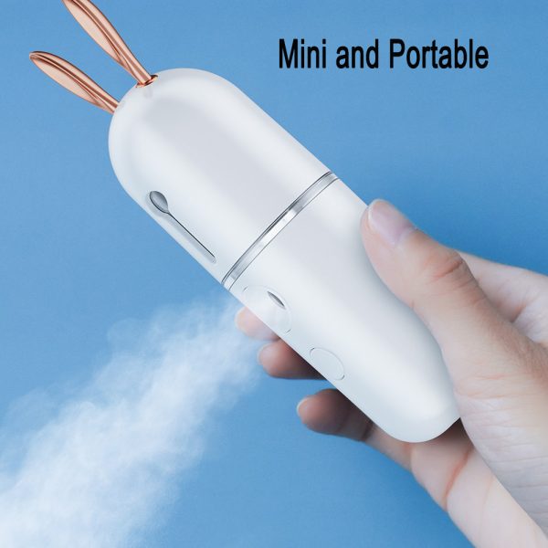 USB Rechargeable Rabbit Nano Mist Sprayer Facial Moisturizer_11