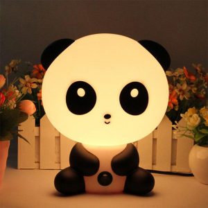Portable LED Warm Light Panda Bedside Night Lamp