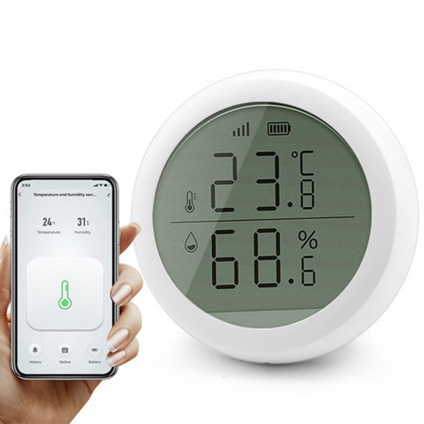 Smart Temperature and Humidity Sensor Wireless Detector_2
