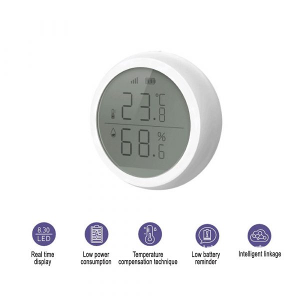 Smart Temperature and Humidity Sensor Wireless Detector_4