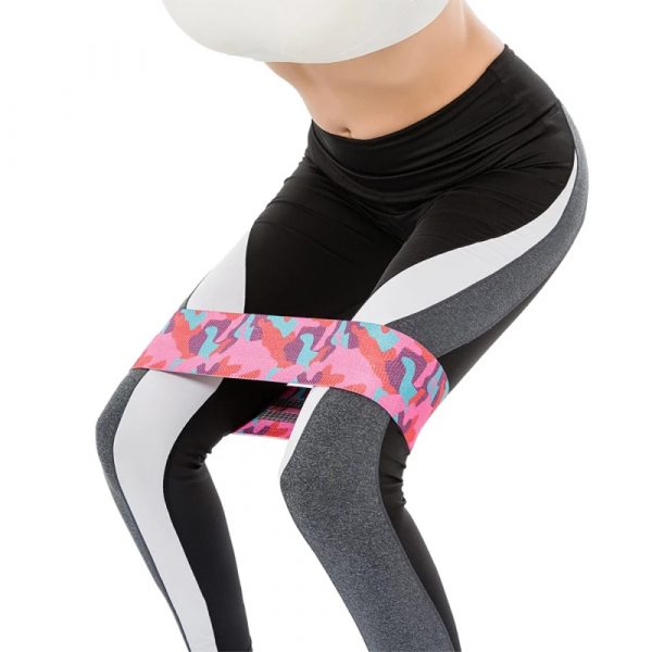 Camouflage Non-Slip Hip Trainer Resistance Bands_9