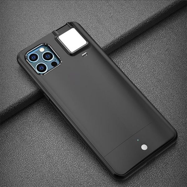 Mobile Phone Case for Apple Devices with LED Fill Light_1