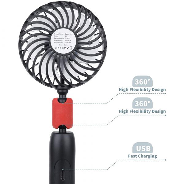 2-in-1 Portable Handheld and Hanging Neck Fan_7