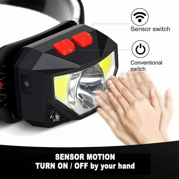 Bright Waterproof Rechargeable LED Head Lamp_8