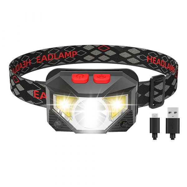 Bright Waterproof Rechargeable LED Head Lamp_2