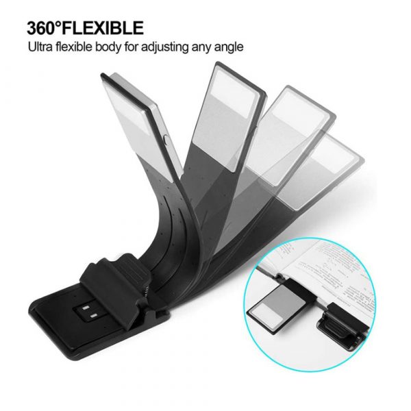 USB Rechargeable Portable LED Reading Booklight with Clip_9