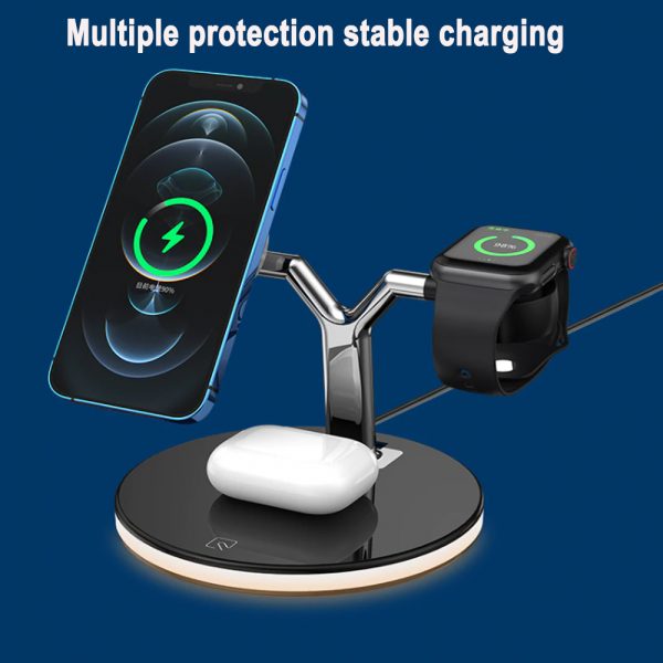 3-in-1 Magnetic Charger Y-Shape MagSafe Fast Charging Station_14