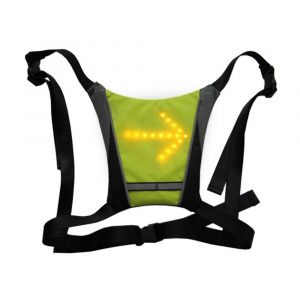LED Signal Lighting Vest Safety Bike Turning Light- USB Charging