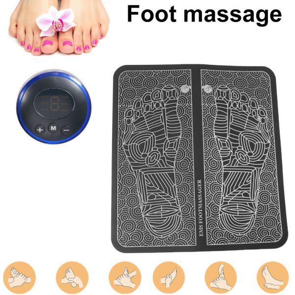 USB Rechargeable Foot Cushion and Massager with LCD Gear Display_7