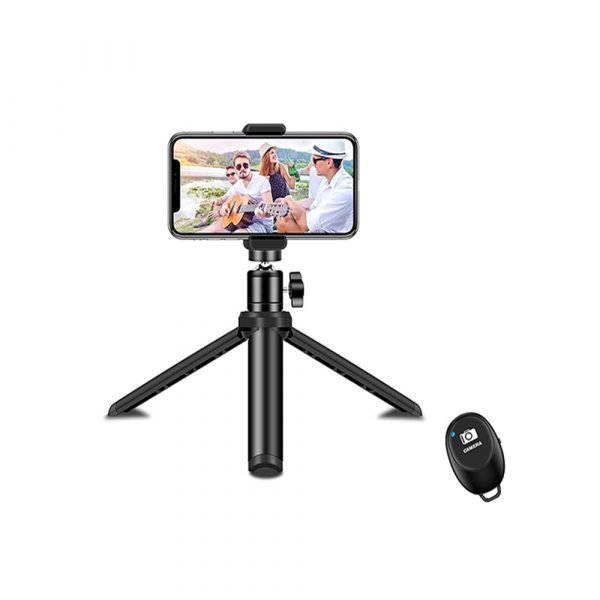2-in-1 Remote Shutter Mini Tripod and Selfie Stick for Smartphones_2